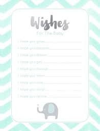 Printable baby shower games wishes for baby we know that your hopes and dreams for your baby's future know absolutely no bounds, but in this fun game you can find out all the wonderful things your guests wish for your little one. Baby Shower Games Independent Designs