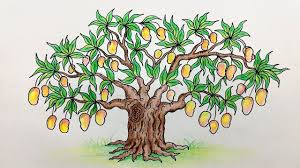 How To Mango Tree Drawing Mango Tree For Kids Step By Step Very Easy Youtube See more ideas about drawing for kids, easy drawings, drawings.