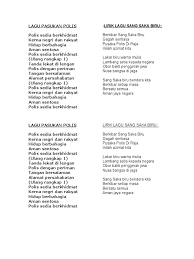 Official lyrics video from joe flizzow, altimet, sonaone & alif 'sang saka biru' subscribe rocketfuel network here berkibar sang saka biru gagah sentiasa pusaka polis di raja inilah azimat kita lakar biru warna mulia lambang setia kepada. Sang Saka Biru Lirik Polis