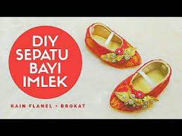 Cara Membuat Sepatu Bayi Imlek Kain Flanel Kain Brokat Youtube Sepatu Bayi Sepatu Perempuan Sepatu