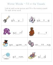 Download, print & watch your kids learn today! Winter Worksheet Printables Winter Words Worksheets For Kids Kids English