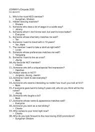 Facebook gives people the power to. Nct Johnny Suh Trans Enquete 2020 Johnny Johnny Facebook