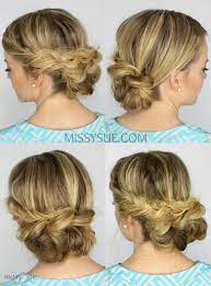 Fishtail Braid And Pull Through Bubble Bun Braided Hairdo Fish Tail Braid Hair