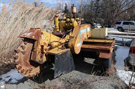 Item 1 -- 1973 Vermeer 2460a Stump Grinder Sn 399 Runs Needs Grinder Wheel Bearing Vehicle Tr-16 Stump Grinder Auction Pleasant Valley