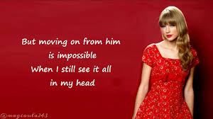 The country star explained that she decided to name the lp after this song, as its lyrics encompass. Taylor Swift Red Lyrics Youtube