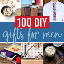 creative diy gift ideas for men from