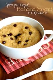 Banana Bread Mug Cake Running With Spoons Recipe Banana Bread Mug Mug Recipes Mug Cake Healthy