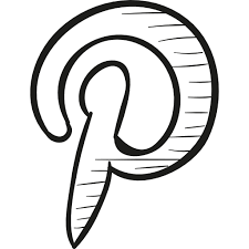Also pinterest logo black png available at png transparent variant. Pinterest Gezeichnetes Logo Kostenlose Logo Icons