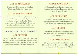 What do you need to know for your first communion? Prayers Before After Holy Communion Booklets Family Life Catholic Gifts