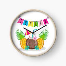 En optant pour une french manucure en vernis gel, vous profitez d'un large choix de couleurs et de finitions possibles. Horloge Ete Cocktails Ananas Dessin Couleur Par Thimoteedesign Ananas Dessin Dessin Couleur Dessin