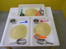 Abreu concepción en su tesis para la maestría define lo siguiente: Las Bandejas De Experimentacion Como Recurso Para El Aula De Infantil Bandejas Montessori Vida Practica Actividades Montessori