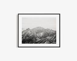 Black And White Frame Landscape Black And White Mountain Landscape Photography Rocky Mountain Range Black Frame Landscape Photograp Mountain Landscape Photography Fine Art Fine Art Prints