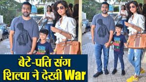 Shilpa shetty kundra and ripu sudan kundra, who is also known as raj kundra, became the promoters of viaan industries pursuant to their individual acquisition of 25.75 per cent shareholding in the company during the period march 2015. Shilpa Shetty Enjoys Movie War With Husband Raj Kundra Son Viaan Watch Video Filmibeat Youtube