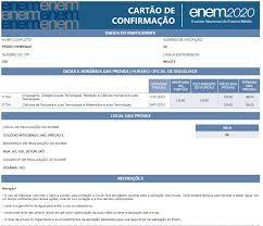 As inscrições estão previstas para acontecer a partir do dia 11 de maio, com o site disponibilizado às 10h, e segue assim. Cartao Da Inscricao Do Enem 2020 Ja Estao Disponiveis Estudantes Ainda Relatam Problemas Tecnicos No Site