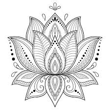 Every single individual shape, color, design and arrangement represents something. Omeletozeu Lotus Flower Drawing Lotus Flower Mandala Henna Drawings