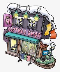 Third, if you want to see all of items or inventory, just click once on the blue arrow button on the side of the profile (kinda looks. 123kitten1clothes Shop Club Penguin Town Room 735x896 Png Download Pngkit