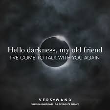 Simon And Garfunkel Hello Darkness My Old Friend Lyrics Garfunkel Darkness Friend Hello Again Simon Come Talk With Old Ive You My Tohello Darkness My Dark Soul Quotes Old Friend Quotes Whisper Quotes