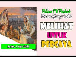 Renungan harian katolik 20 mei 2021. Renungan Harian Katolik I Sabtu 1 Mei 2021 Youtube