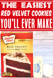 Red Velvet Cake Mix Cookie Recipe Just 3 Ingredients In 2020 Holiday Baking Recipes Cake Mix Cookie Recipes Cookie Recipes