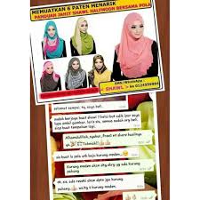 Tapi aku tau jugak ada orang. Dvd Cara Jahit Tudung Paten Shawl Instant Shawl Draf Pola Percuma Shopee Malaysia