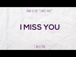 How To Say I Miss You In Spanish Youtube