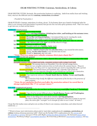 Both sentences should be complete, and their content. Commas Semicolons Colons
