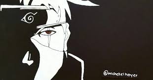 I have worked in a lot of nursing fields. My Drawing Of Kakashi Hatake From Naruto In Black And White Kakashi Hatake Kakashi Cartoon Sketches