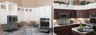 Double Stacked Upper Cabinets In 2020 Refacing Kitchen Cabinets Custom Countertops New Kitchen