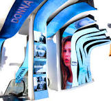 p3.91-p7.82 Flexible LED Film Display Outdoor Soft Transparent LED Digital  Signage Curtain Film Display for Window