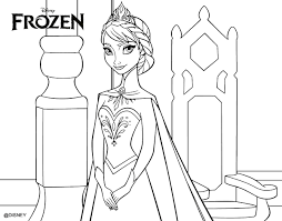 Dibujo De Frozen Reina Elsa Para Colorear Frozen Para Pintar Dibujos De Frozen Elsa Dibujo