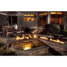 Electronic ignition or ei fire pits feature a 120 volt powered ignition system that ignites the fire pit. Tianhua Firepit 24inch To 120inch Linear Interlink Stainless Steel Fire Pit Burners