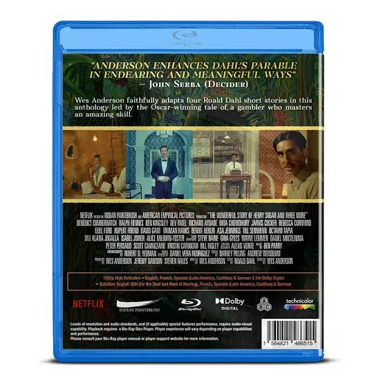 The Wonderful Story of Henry Sugar and Three More (2024) | Blu-ray