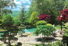 My backyard japanese garden is complete! A Stunning Japanese Garden In The Heart Of Litchfield County Cottages Gardens