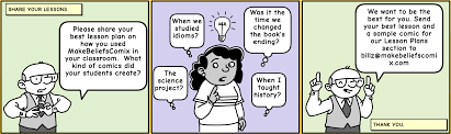Does your kid love superheroes? Makebeliefscomix Lesson Plans