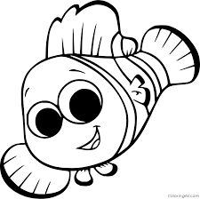 Make a fun coloring book out of family photos wi. Clownfish Coloring Pages Coloringall