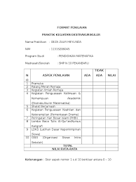 Dibuat dalam microsoft office word guna memudahkan perubahan atau editing baik dalam kategori maupun kepala pada blangko. Format Penilaian Lomba Sholat Berjamaah Masnurul