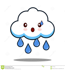 Dibujos animados dinosaurio feliz y divertido, ilustración tiranosaurio para niños. Vector Plano Del Diseno De La Nube De La Lluvia Del Kawaii De La Cara Del Personaje De Dibujos Animados Lindo Del Icono Ilustracion Del Vector Ilustracion De Grito Cara 97474543