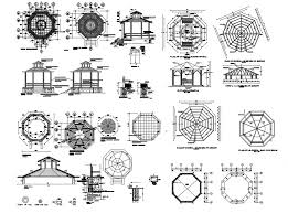 See more ideas about landscape, landscape plans, landscape design. Garden Gazebo Detail Elevation And Plan Layout Autocad File