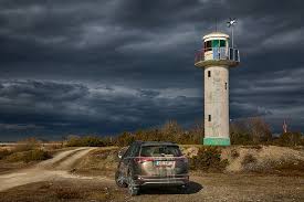 Lou Range Front Lighthouse Lou Saaremaa Estonia Lighthouse Lighthouse Lighting Saaremaa
