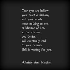 Hollow Dark Poems Poetry Quotes By Christy Ann Martine Christyannmartine Dark Quotes By Emotions Emo Quotes Poems Dark