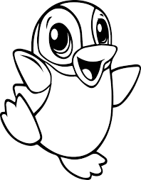 Fall season woodland scenery or coloring page. Cute Animal Coloring Pages Best Coloring Pages For Kids Penguin Coloring Pages Cartoon Coloring Pages Coloring Pictures Of Animals