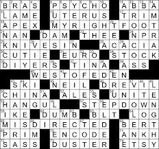The dark wooden doorway and blue stovetop lend a bit of contrast to the white kitchen, making it. 0616 21 Ny Times Crossword 16 Jun 21 Wednesday Nyxcrossword Com
