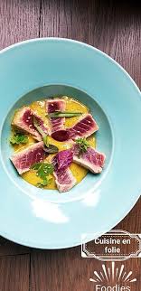 Tataki De Thon Sauce Yakumi Du Chef Steph 18pts Au Gault Et Millau Recette Tataki De Thon Recettes De Cuisine Recette Sympa