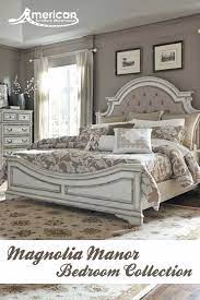 Magnolia Manor Bedroom Collection Liberty Furniture Queen Upholstered Bed King Upholstered Bed