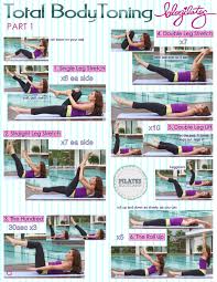 Pilates Bootcamp Total Body Toning Printable Blogilates