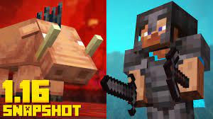 To build a nether reactor search it up on youtube. New Minecraft 1 16 Nether Update Netherite Hoglin Mob 20w06a Snapshot Youtube