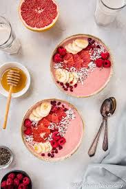 Berry Citrus Smoothie Bowl No Spoon Necessary Smoothie Bol Recette De Petit Dejeuner Smoothie Fruit