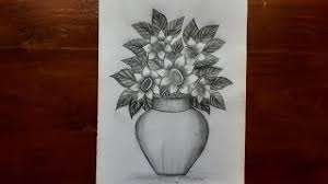 How To Draw Flowers In A Vase Draw petals on each bud. how to draw flowers in a vase