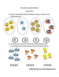 Fise De Evaluare Initiala Grupa Mare Fise De Lucru Gradinita Fine Motor Skills Activities School Activities Preschool Worksheets