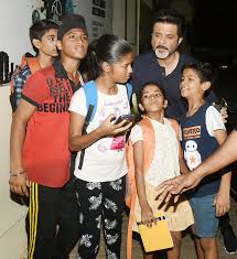 In Pics Anil Kapoor Aishwarya Rai Bachchan And Pihu Sand At Fanney Khan Cast And Crew Screening anil kapoor aishwarya rai bachchan and